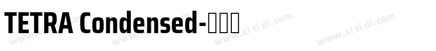 TETRA Condensed字体转换
